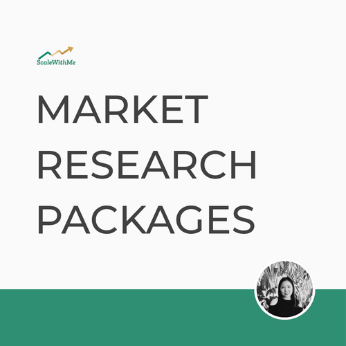 Market Research & Strategy - Deep Dive Package